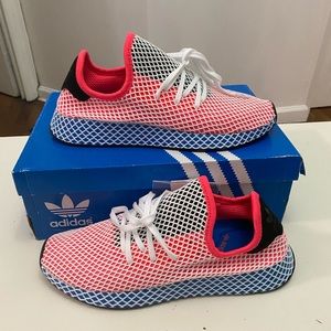 Adidas Originals Deerupt Runner Solar Red BlueBird